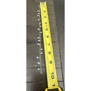 BEATIFUL 925 SIKVER VINTAGE SHARMS BRACELET FOR UNCLE 10" LONG. 10 Gm